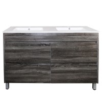 Qubist Dark Grey Free Standing Vanity